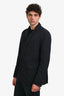 Moncler Black Nylon Zip Jacket Size 5 Mens
