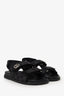 Gucci Black Denim 'GG' London Sandals Size 38