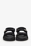 Gucci Black Denim 'GG' London Sandals Size 38