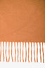 Loro Piana Camel Cashmere Fringe Scarf