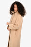 Max Mara Beige Virgin Wool Long Coat Size 6
