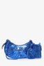Balenciaga Blue Metallic 'Le Cagole' Handbag