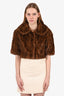 Marc Jacobs Mink Cropped Jacket Size 2