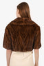 Marc Jacobs Mink Cropped Jacket Size 2
