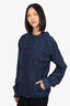 Marc By Marc Jacobs Blue Nylon Jacket Size L