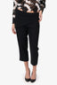 Ann Demeulemeester Black Wool Sheer Trousers Size 42