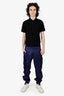 Prada Navy Blue Re-Nylon Joggers Size 48 Mens