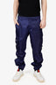 Prada Navy Blue Re-Nylon Joggers Size 48 Mens