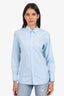 Burberry Blue Button Down Shirt Size XS