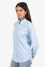 Burberry Blue Button Down Shirt Size XS