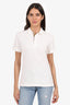 Burberry White Polo Top Size XS Mens