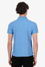 Burberry Blue Polo 'TB' Embroidered Top Size M Mens