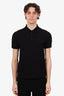 Burberry Black Polo 'TB' Embroidered Top Size M Mens
