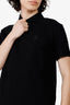 Burberry Black Polo 'TB' Embroidered Top Size M Mens