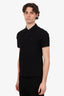 Burberry Black Polo 'TB' Embroidered Top Size M Mens