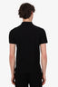 Burberry Black Polo 'TB' Embroidered Top Size M Mens