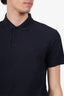 Burberry Navy Polo 'TB' Embroidered Top Size M Mens