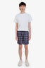 Burberry Navy Nova Check Swim Short Size S Mens