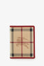Burberry Beige Nova Check Bi-Fold Wallet