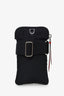 Prada Black Nylon Phone Pouch With Strap