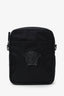 Versace Black Nylon Medusa Small Crossbody Mens
