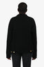 Sacai Black Wool Wide Rib Logo Sweater Size 2 Mens