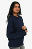 Ami Paris Blue Heart Logo Rib Crewneck Sweater Size S