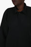 Homme Plisse Issey Miyake Black Pleated Collared Long Sleeve Top Size 3