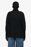 Homme Plisse Issey Miyake Black Pleated Collared Long Sleeve Top Size 3