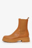 Gianvito Rossi Brown Leather Chelsea Boots Size 37