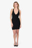 Herve Leger Black Bandage Mini Dress Size S