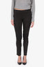 The Row Black Suede Leggings Size S