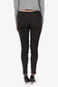 The Row Black Suede Leggings Size S