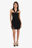 Thiery Mugler Black Lace Cut Out Dress Size 38