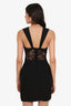 Thiery Mugler Black Lace Cut Out Dress Size 38