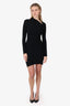 Helmut Lang Black Long Sleeve Mini Dress Size 2