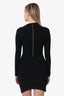 Helmut Lang Black Long Sleeve Mini Dress Size 2