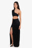 Galvan London Black Cut-Out Gown Size 8