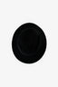 Maison Michel Black Felt Wide Brim Hat Size M