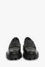Tod's Black Leather Lug Sole Penny Loafers Size 36