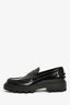 Tod's Black Leather Lug Sole Penny Loafers Size 36