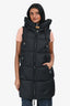 Parajumper Black Down Hooded Vest Size XS
