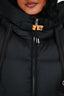 Parajumper Black Down Hooded Vest Size XS