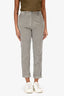 Tonet Taupe Pleated Corduroy Tapered Pants Estimated Size XS
