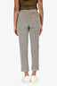 Tonet Taupe Pleated Corduroy Tapered Pants Estimated Size XS