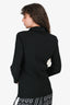 Tonet Black Knit Double Breasted Cardigan Sweater Estimated Size XS