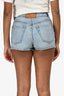 Alexander Wang Blue Denim Skort with Key Detail Chain Belt Size 24