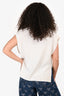 Fabiana Filippi White Wool Cardigan Vest Est. Size S