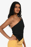 Alexander Wang Black Asymmetric Strapless Top Estimated Size XS