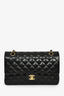 Pre-Loved Chanel™ 2012 Black Lambskin Medium Double Flap